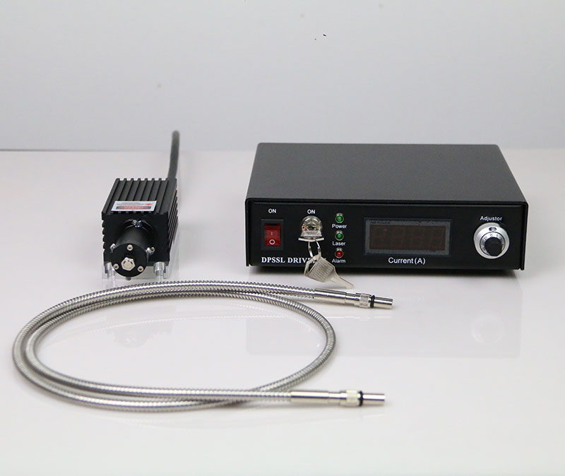 685nm 1W Red Fiber Coupled Laser With Power Supply